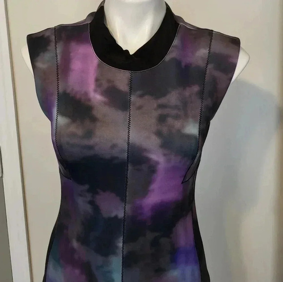 Rebecca Taylor Floral Haze Mock Neck Dress(2) - Picture 7 of 11